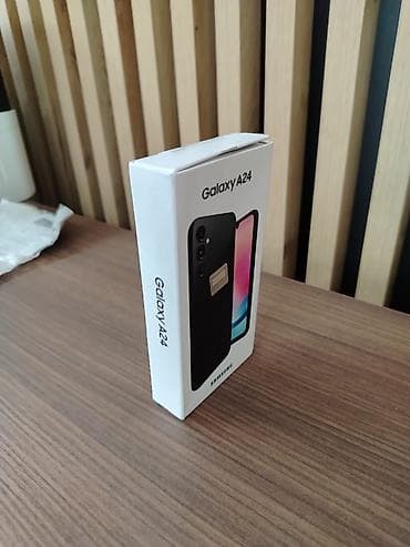 Samsung Galaxy A24 4G, 128 GB, rəng - Qara, Barmaq izi, Face ID