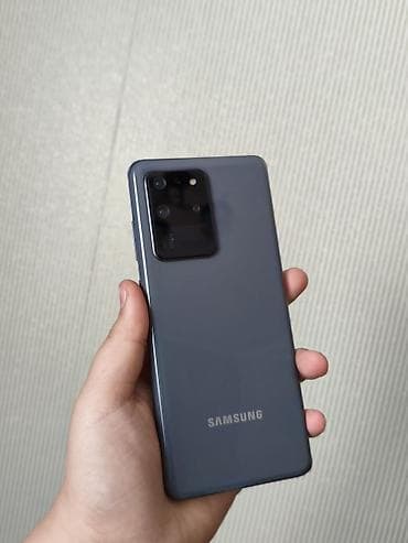 Samsung Galaxy S20 Ultra, 128 GB, rəng - Boz, Simsiz şarj