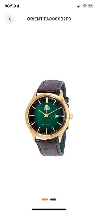 каролина валиант шубы в баку цены: Qol saatı, Orient, rəng - Yaşıl — 1