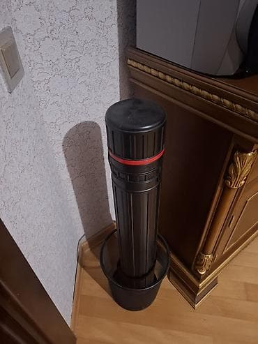 qələm qabi: Rəsmlər üçün teleskopik plastik boru (plan borusu).Yenidir.Böyükdür - — 2