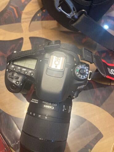 зеркальный фотоаппарат canon eos 70d body: Canon EOS 80D rəqəmsal güzgülü kamera. Ideal veziyyet! Kameranın üst — 2