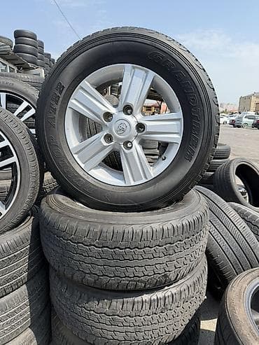 Toyota orijinal yüngül lehimli disk + Dunlop Grandtrek AT22 təkər — 1