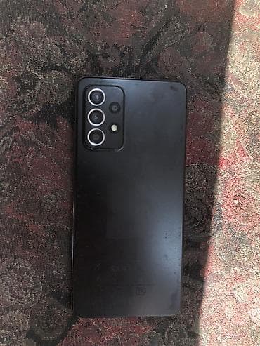 samsung galaxy a52 ekran: Samsung Galaxy A52, rəng - Qara, Barmaq izi — 1