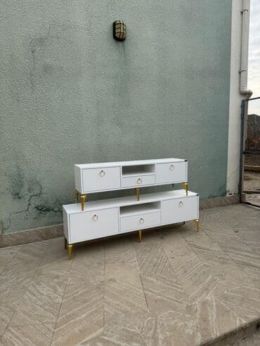 misar 1: Yeni, Düz TV altlığı, Polkalı, Laminat, Azərbaycan — 1