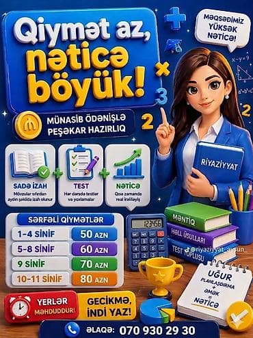 Repetitor, Riyaziyyat, Azərbaycan dili — 2