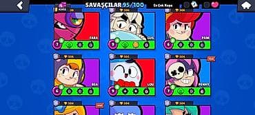 destler: Brawl Stars hesabı – yüksək səviyyəli, güclü tərkib - Kupa: 42,412 — 9