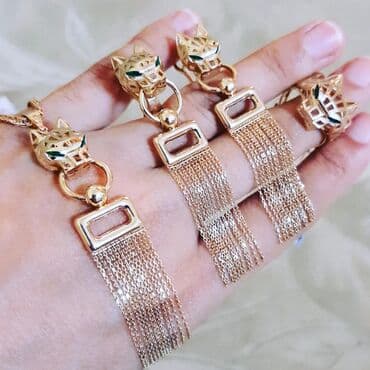 gumuşun qiymeti 2022: Dəstə daxildir: Sep, Kulon, Üzük, Sarı qızıl, 585 Əyar — 3