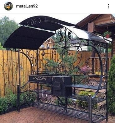 islenmis darvaza: Metal EN MMC olaraq istədiyiniz forma və ölçüde demir işlerinin — 9