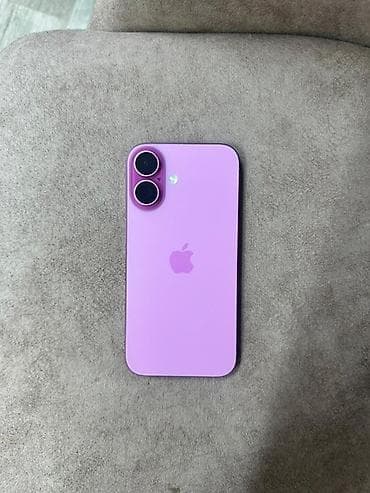 IPhone 16, 128 GB, Çəhrayı, Zəmanət, Kredit