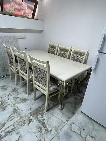 televizor masası: Qonaq otağı üçün, Açılmayan, 6 stul — 1