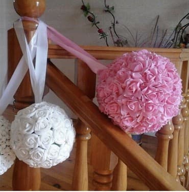 novruz gülü: Gül topları. El işleridi hamısı. Ad günü, xına yaxdı, nişan, toy — 2