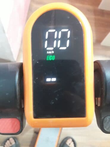 uşaq üçün cırıq cinslər: Uşaq skuterı - Rəng: narıncı-qara, boz rezin sükan tutacaqları - — 6