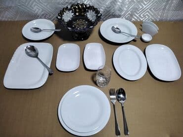 сдам контейнер на ортосайском рынке: Kirayə qab-qacaq. Stol stul icarəsi,qablar,ağ servis qablar. Ad — 6
