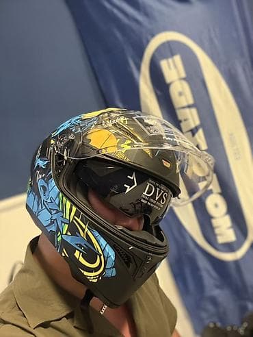 blazer moto: Motosiklet kaskı – tam üzlü (full-face) model, idman-tur/adventure — 2