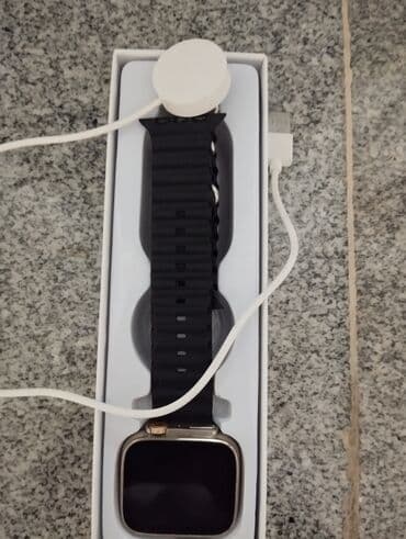 smart watch xs18: İşlənmiş, Smart saat, Amazfit, Sensor ekran, rəng - Gümüşü — 1