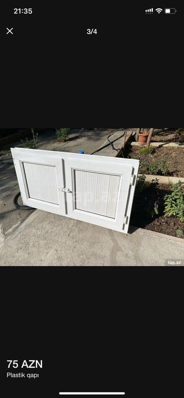 İşlənmiş Plastik qapı Çərçivə ilə, Zəmanətli, Ünvandan götürmə