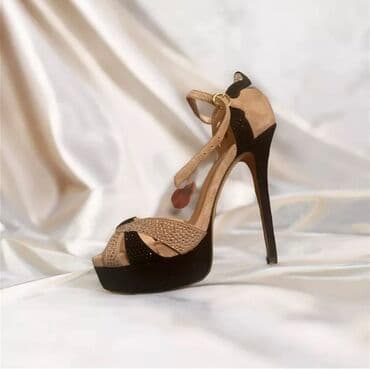 bu слипоны: Размер: 37, цвет - Бежевый, Б/у — 3