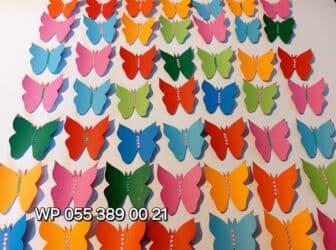 nişan dekoru qiymətləri: Əlamətdar günlərinizə gözəlliklər qatın. Kəpənəklər dekoru - qapı — 2