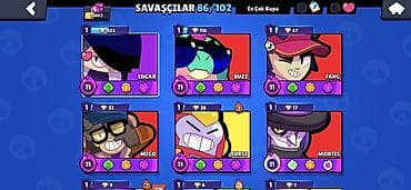 Brawl Stars hesabı (Supercell) – güclü və zəngin kolleks - Kupa: 31 — 2
