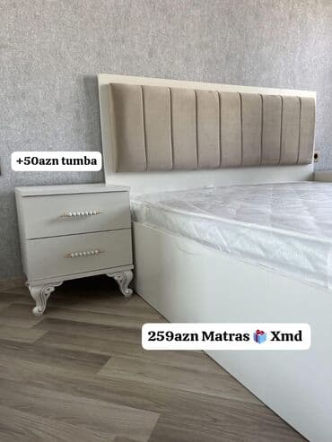 Çarpayılar: İkinəfərlik çarpayı, Bazasız, Matras ilə, Siyirməsiz — 6