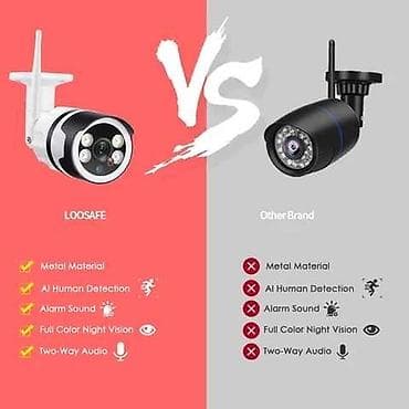 tv box smart: FullHd keyfiyyetli 2 antenalı Wifi kamera. Açıq havada, yağışa, küləyə — 4