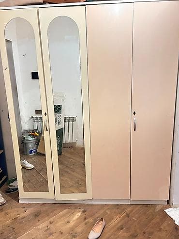Mebel: Oğlan və qız üçün, İşlənmiş, Təknəfərlik çarpayı, Dolab — 4