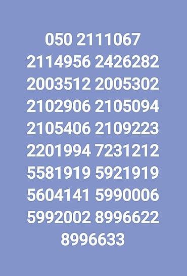 Мобильные телефоны и аксессуары: Номер: ( 055 ) ( 5113113 ), Новый — 1