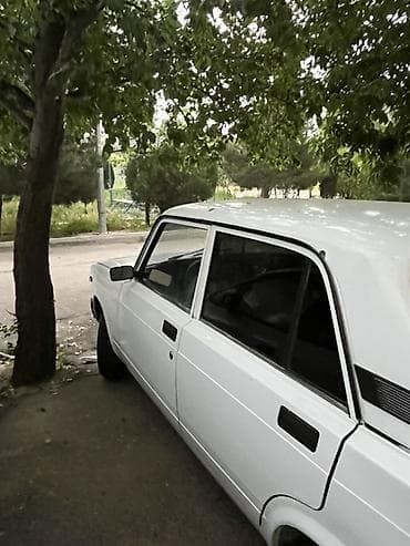 подержанные авто: VAZ 2107 “Lada” sedan - Kuzov: klassik 4 qapılı sedan, ağ rəng — 9