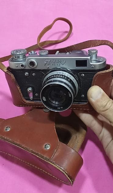 canon 600d kit: FED-2 film fotoaparatı + orijinal dəri futlyar - Tip: 35mm — 2