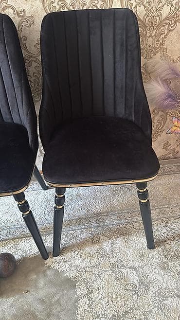 piano stul: Qonaq otağı üçün, Oval masa, 4 stul — 6
