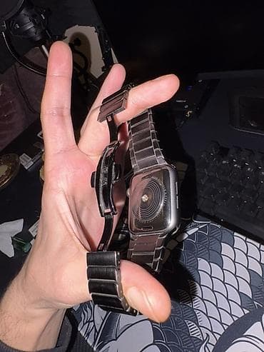 Смарт браслеты: Смарт часы, Apple, Сенсорный экран, цвет - Черный — 2