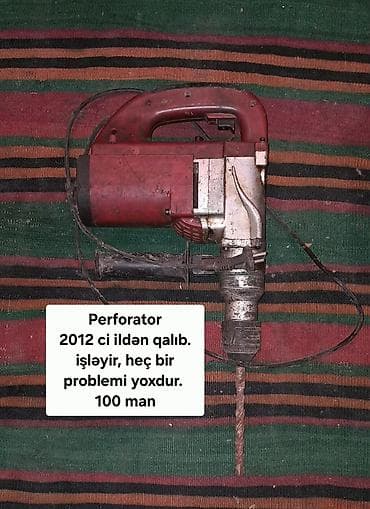 mini drel satilir: Perforator – ştapel/çəkic rejimli elektrik matkabı - İstifadə ili — 2