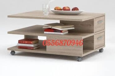 Masalar: Jurnal masası, Yeni, Açılmayan, Laminat, Dördbucaq masa — 3