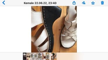 женские босоножки на танкетке: Ici yumwaq ayaqqabi — 2