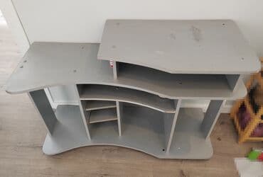 ikinci əl yazı masası: İşlənmiş, Düz TV altlığı, Polkalı, Taxtalı — 2