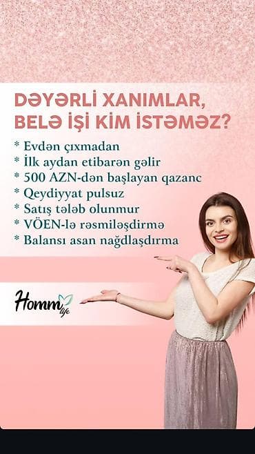 onlayn satış işləri: Marketoloq tələb olunur, İstənilən yaş, Təcrübəsiz — 1