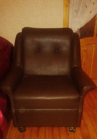 acılan kreslolar: İşlənmiş, Kreslo-kravat, Süni dəri — 1