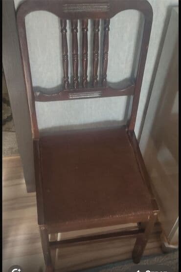 стол из массива дерева: Для кухни, Стул — 2