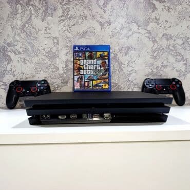 заказать гбо 4 поколения: PS4 PRO 1TB,2pult +20oyun+GTA5 Şəkildəki PS4 pro, işlənməyib — 8