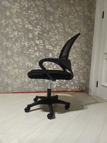 kompüter kreslo: Təkərli, Qolları tənzimlənmir, Parça — 2