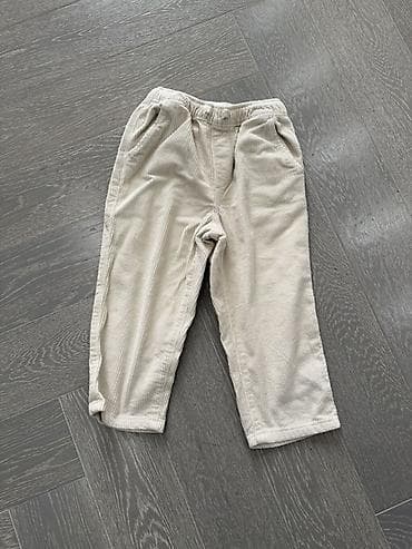 Bayram kostyumları: ZARA uşaq şalvarı - Model: korduroy (milli) parça, yumşaq və isti — 1