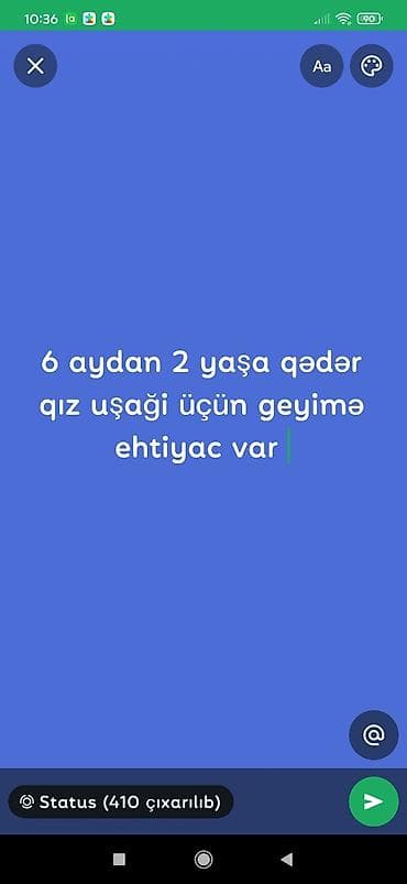 mikrofon: 6 aydan 2 yaşa qədər qız uşaği üçün geyimə ehtiyac — 1