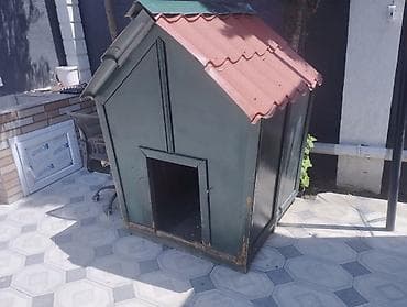 cib iti: Metaldan it evi – iri və orta ölçülü itlər üçün - Material: dayanıqlı — 5