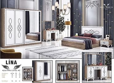 spalni mebel: İkinəfərlik çarpayı, Dolab, Termo, Tumba, Yeni — 1