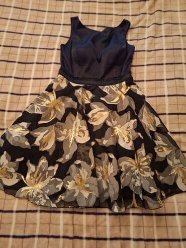 toy ucun super donlar sekilleri: Qısa ziyafət/libas paltarı - Üst hissə: tünd göy, yüngül parıltılı — 2