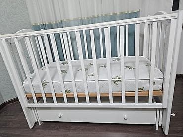 tula: Oğlan və qız üçün, İşlənmiş, Dördbucaq, Beşik, Dəstsiz, Matras ilə, Yellənmə mexanizmi ilə — 3