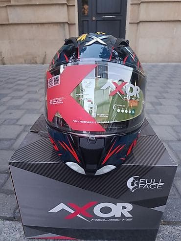 full face: AXOR Full Face motosiklet dəbilqəsi – Street 2 model Kask təzədi — 2