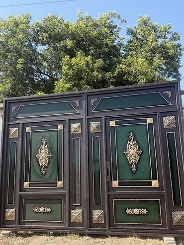 dəmir deşən: Salam Darvaza Yenidir Eni-3.50 Hündürlük-2.60.İçəri Açılandır Bütün — 2