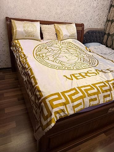 çarpayı matras: Mebel dəsti – taxta iki nəfərlik çarpayı və ortopedik döşək. ölçü — 4