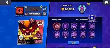 bilyard daşı: Brawl Stars hesabı – tam dolu oyun profili - Kupa sayı: 69,037 - Kupa — 2